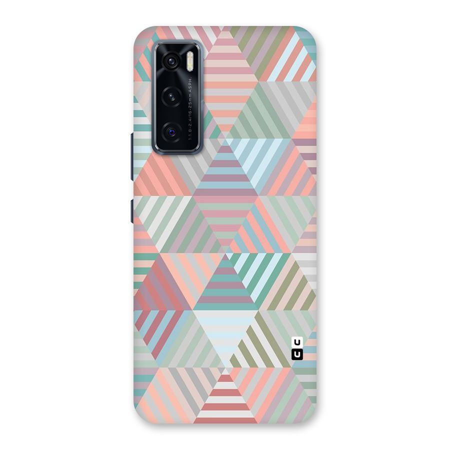 Abstract Triangle Lines Back Case for Vivo V20 SE