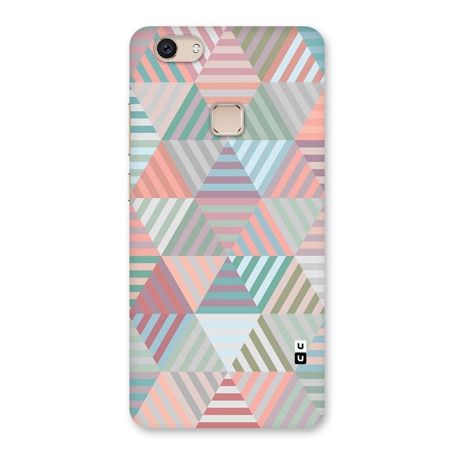Abstract Triangle Lines Back Case for Vivo V7