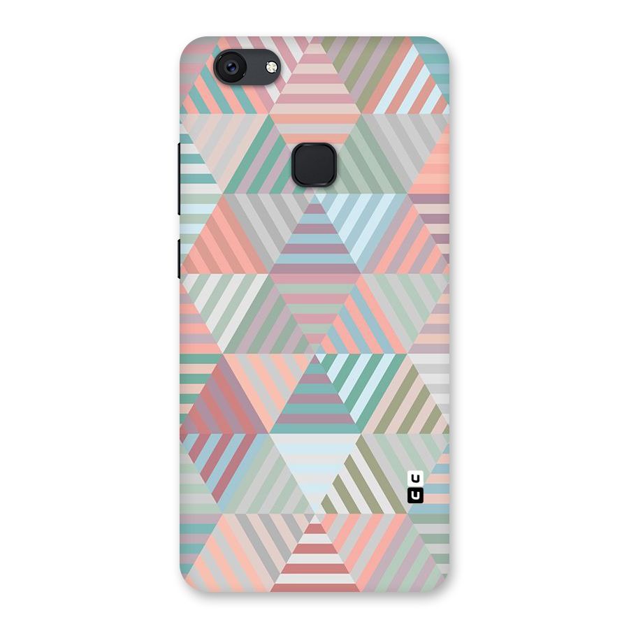 Abstract Triangle Lines Back Case for Vivo V7 Plus