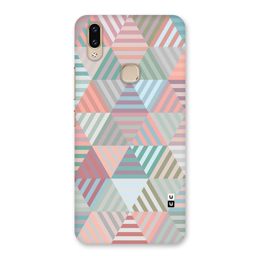 Abstract Triangle Lines Back Case for Vivo V9 Youth