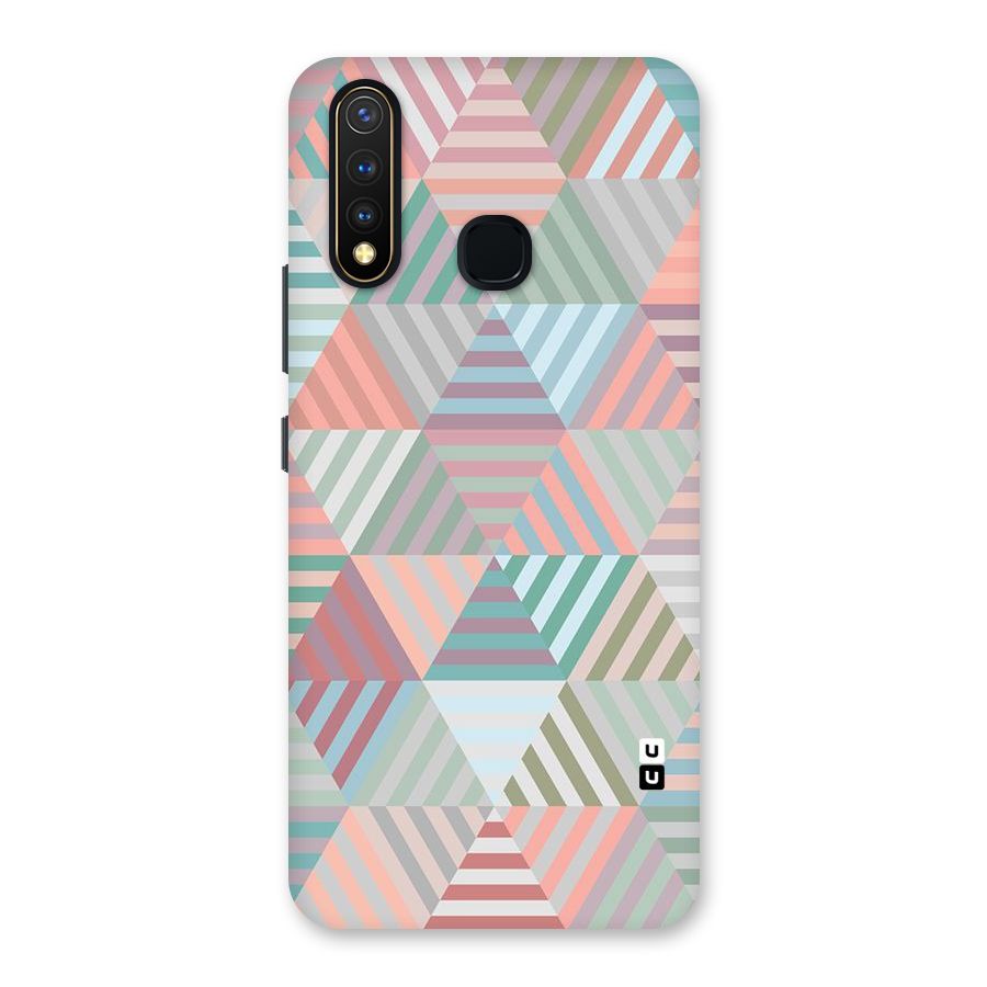 Abstract Triangle Lines Back Case for Vivo Y19