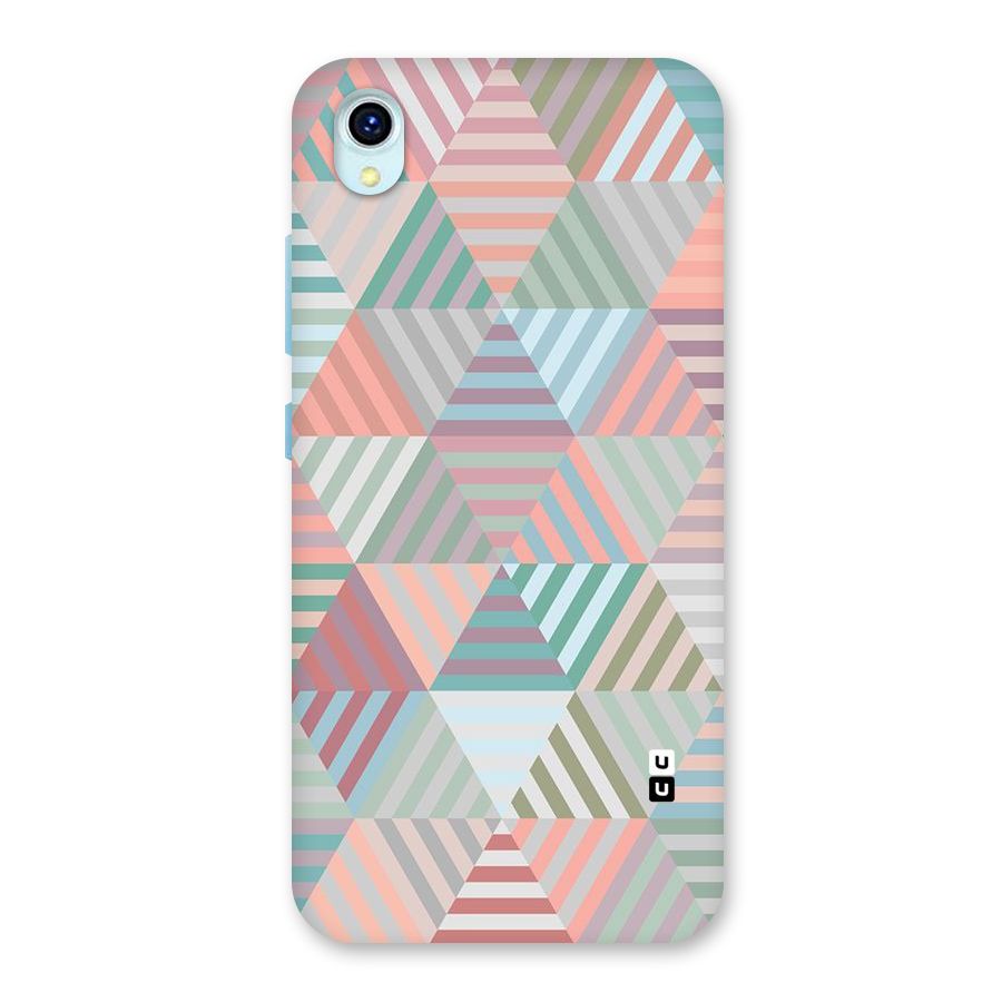 Abstract Triangle Lines Back Case for Vivo Y1s