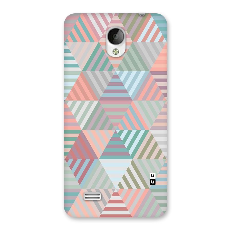 Abstract Triangle Lines Back Case for Vivo Y21