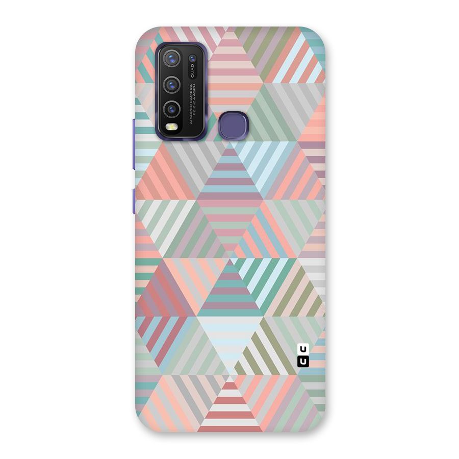 Abstract Triangle Lines Back Case for Vivo Y50