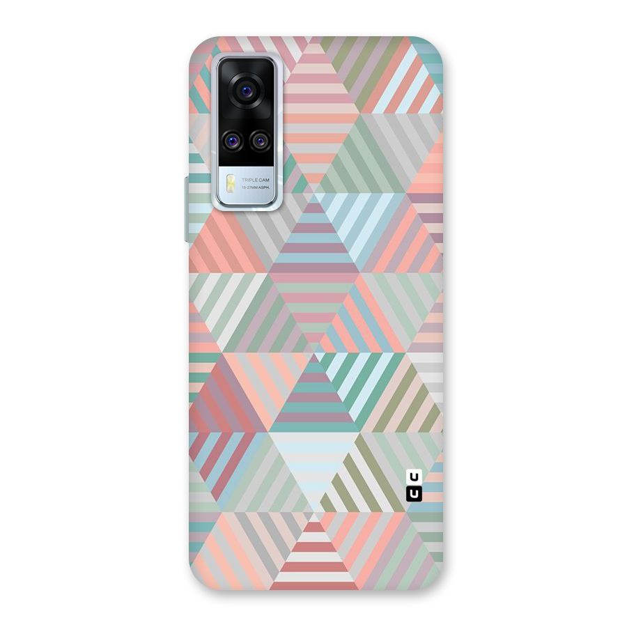Abstract Triangle Lines Back Case for Vivo Y51