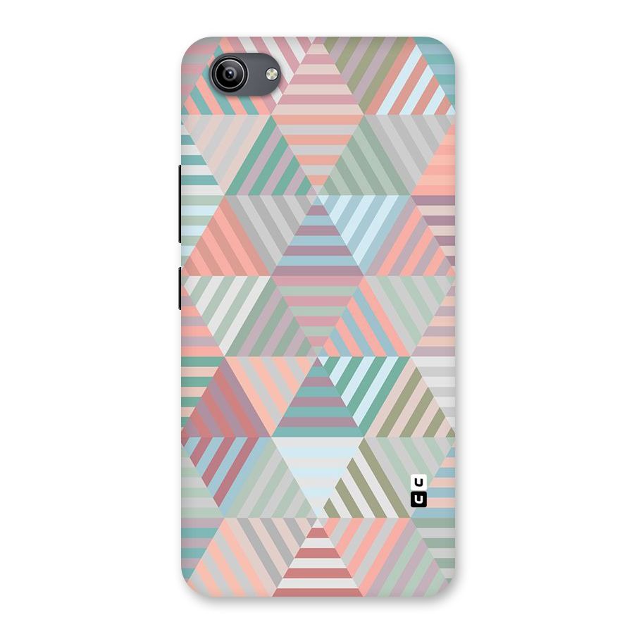 Abstract Triangle Lines Back Case for Vivo Y81i