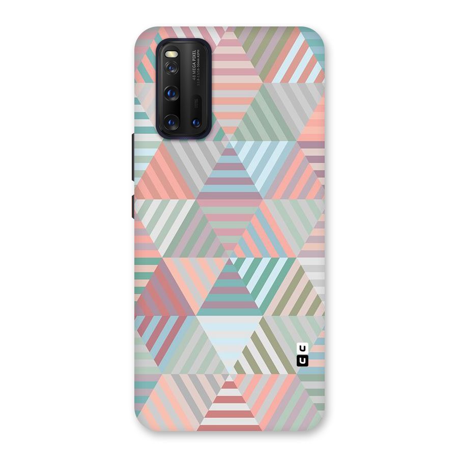 Abstract Triangle Lines Back Case for Vivo iQOO 3