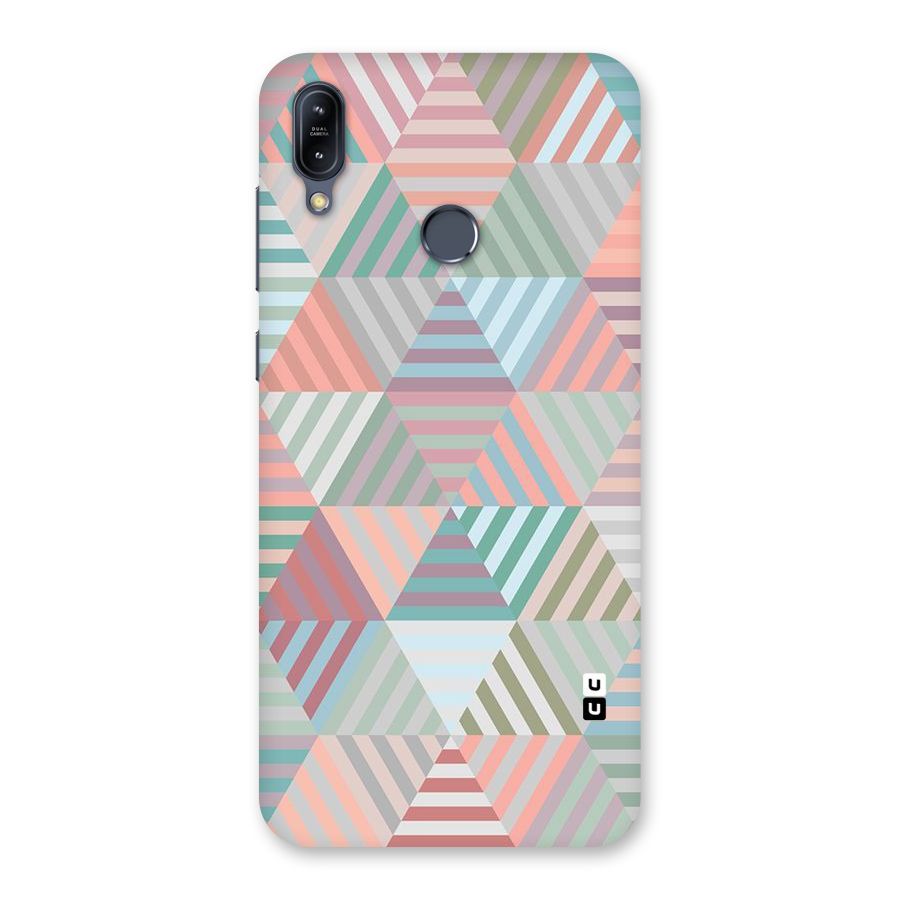 Abstract Triangle Lines Back Case for Zenfone Max M2