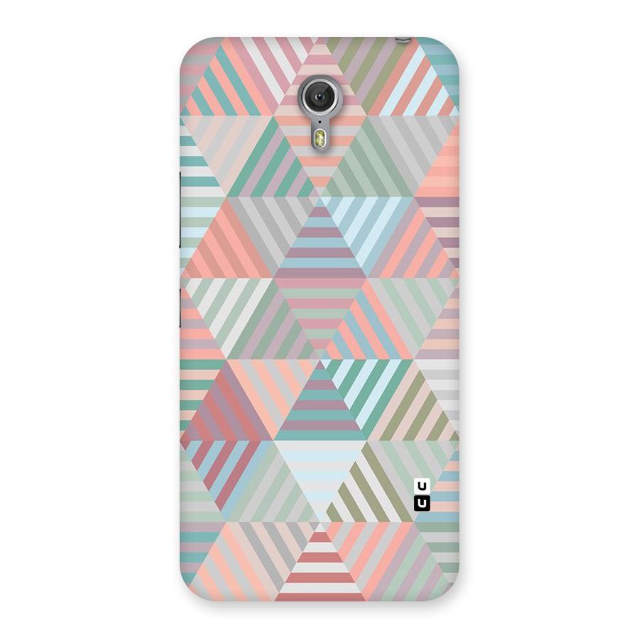 Abstract Triangle Lines Back Case for Zuk Z1