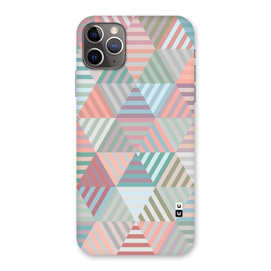 Abstract Triangle Lines Back Case for iPhone 11 Pro Max