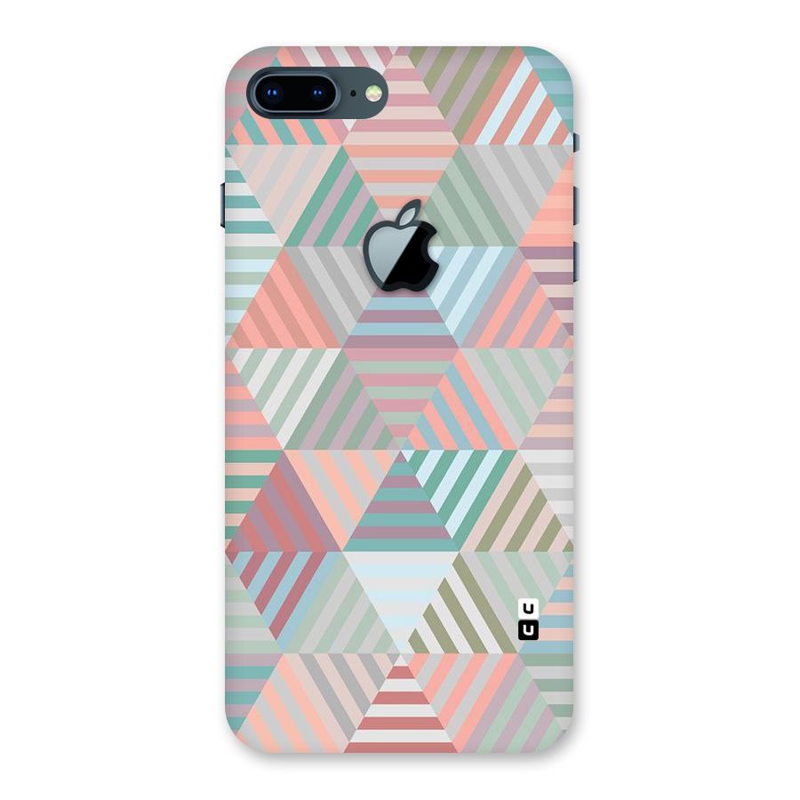 Abstract Triangle Lines Back Case for iPhone 7 Plus Apple Cut