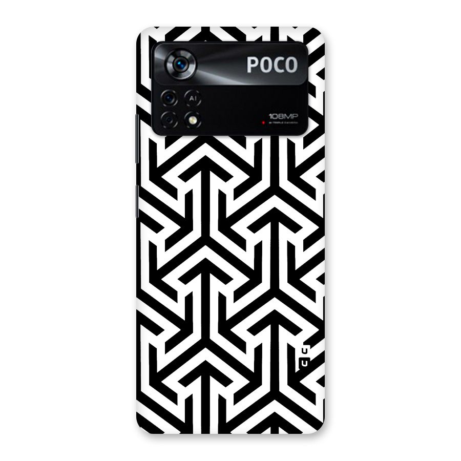 Abstract Triple Arrows Back Case for Poco X4 Pro 5G
