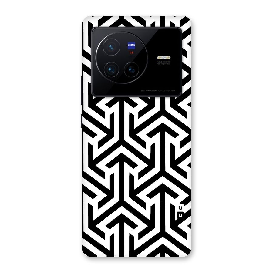 Abstract Triple Arrows Back Case for Vivo X80