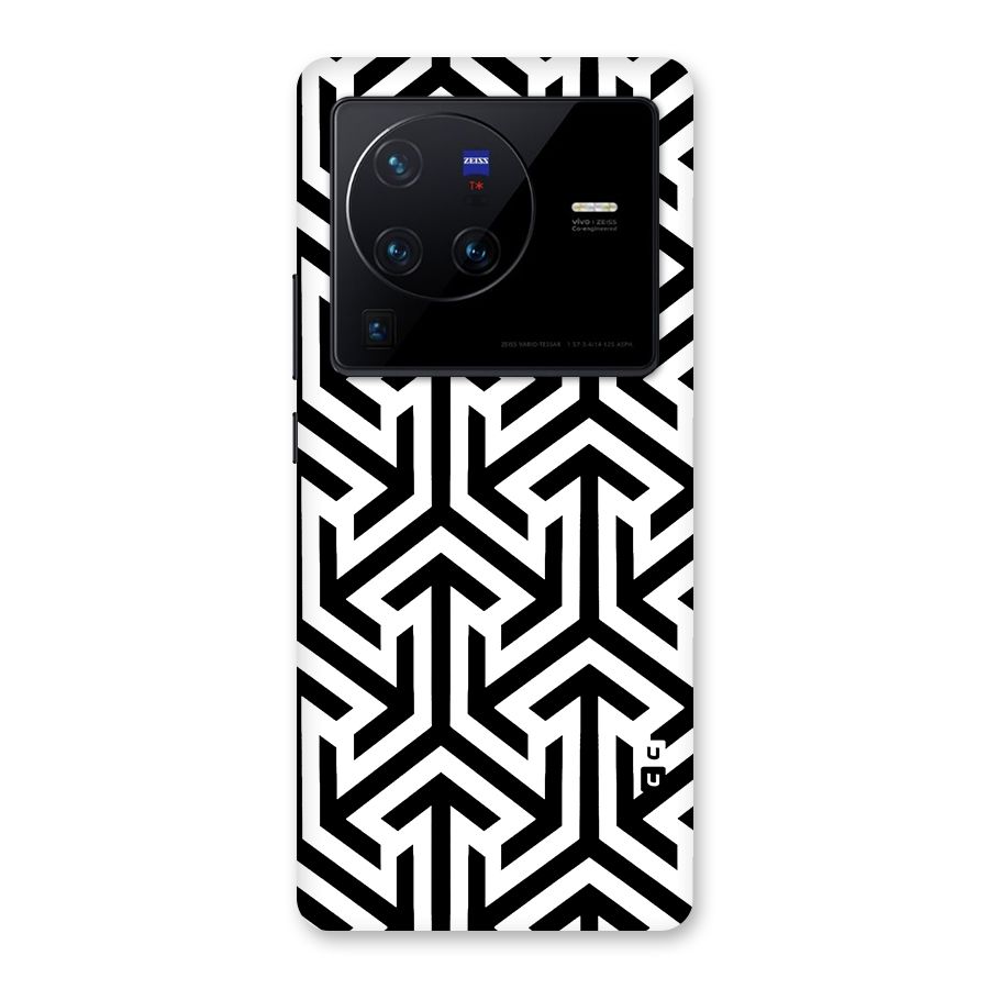 Abstract Triple Arrows Back Case for Vivo X80 Pro