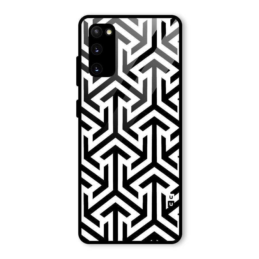 Abstract Triple Arrows Glass Back Case for Galaxy S20 FE 5G