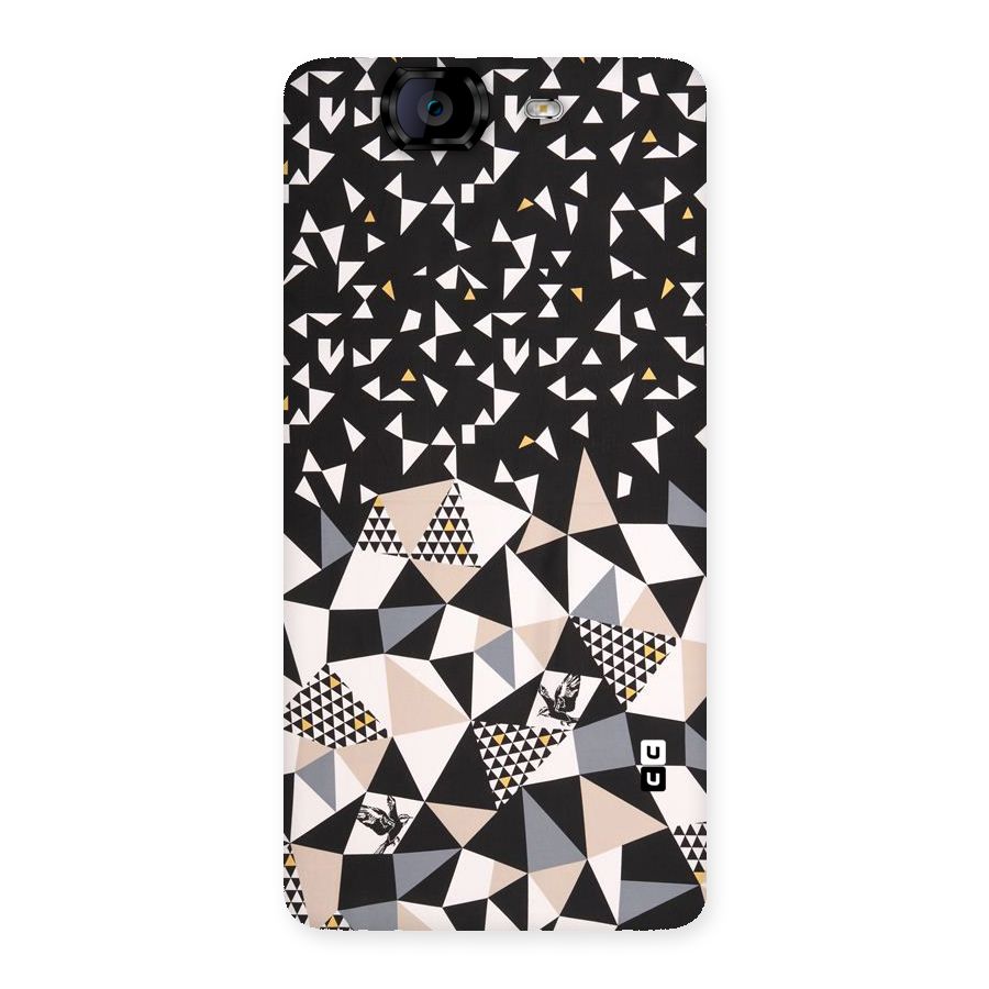 Abstract Varied Triangles Back Case for Canvas Knight A350