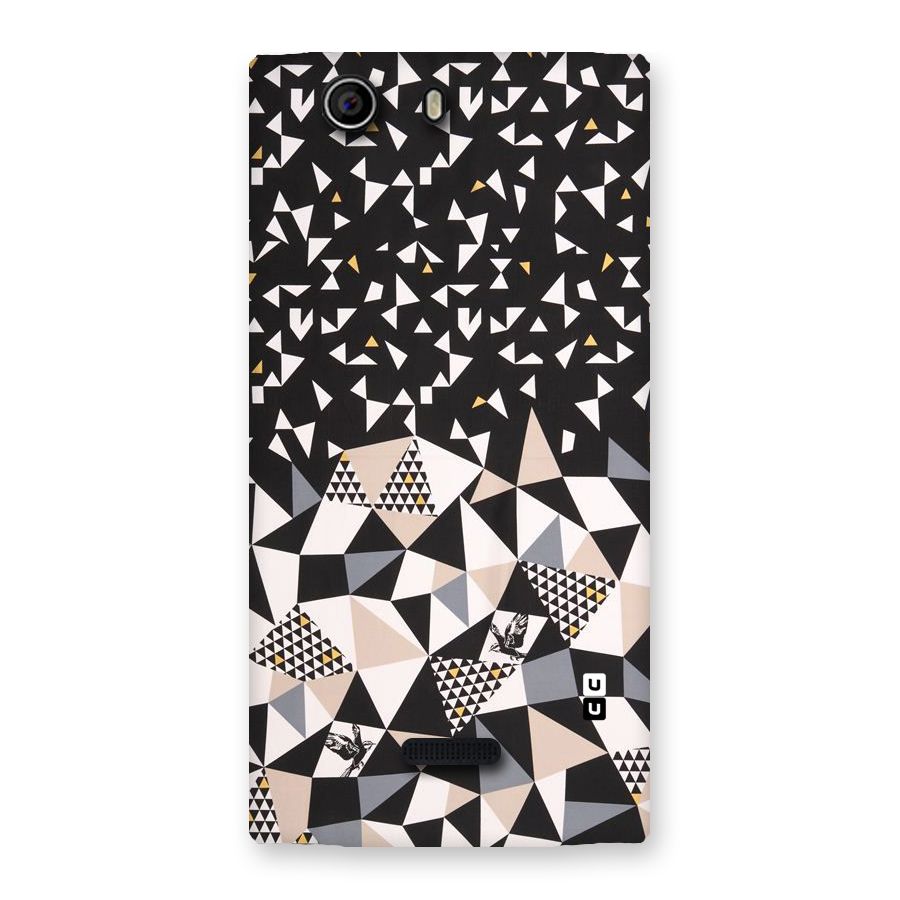 Abstract Varied Triangles Back Case for Canvas Nitro 2 E311