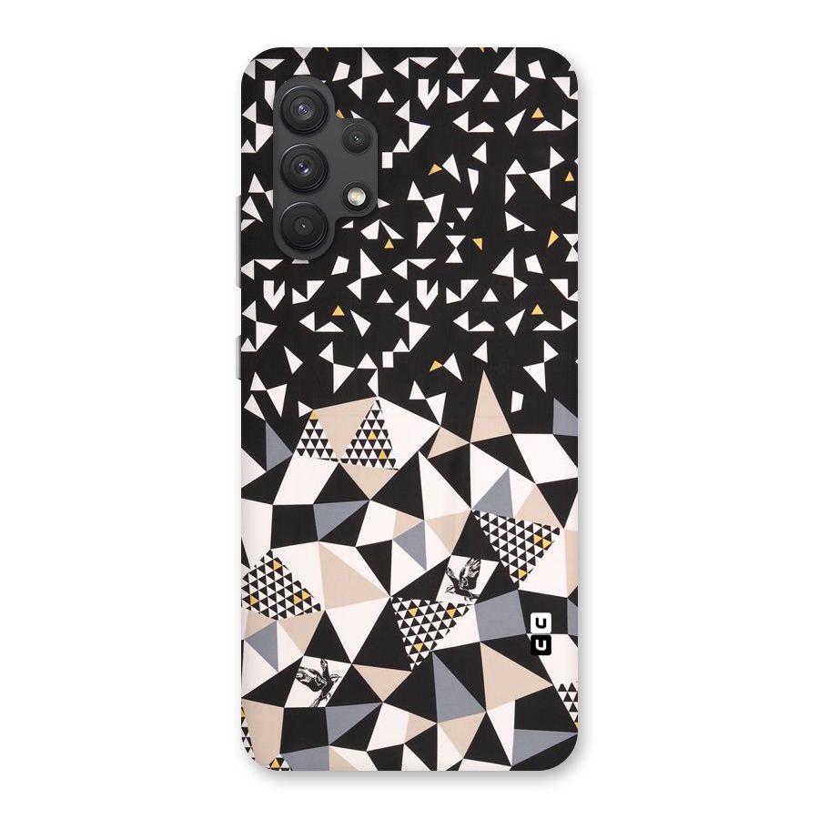 Abstract Varied Triangles Back Case for Galaxy A32