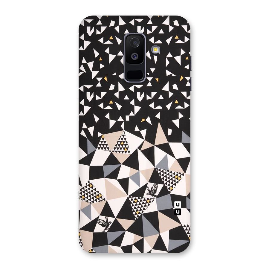 Abstract Varied Triangles Back Case for Galaxy A6 Plus