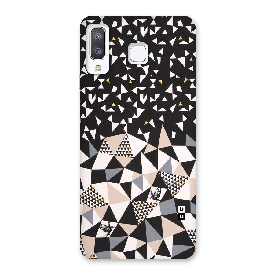 Abstract Varied Triangles Back Case for Galaxy A8 Star