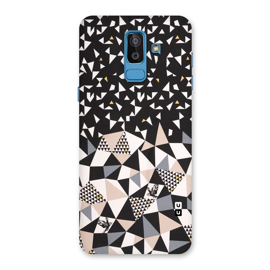 Abstract Varied Triangles Back Case for Galaxy J8