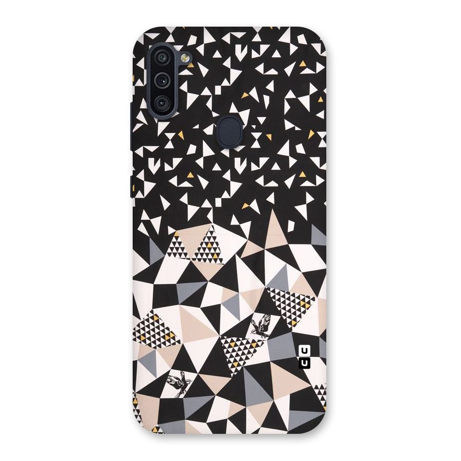 Abstract Varied Triangles Back Case for Galaxy M11