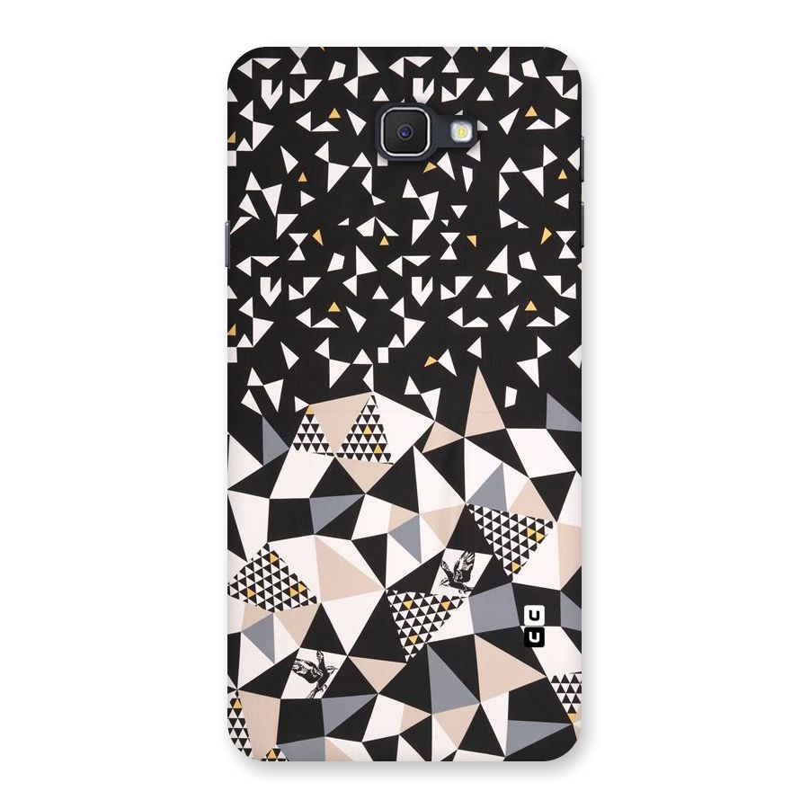 Abstract Varied Triangles Back Case for Galaxy On7 2016