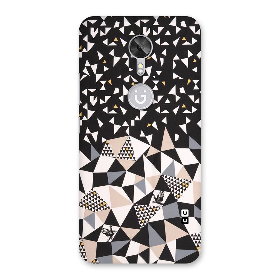Abstract Varied Triangles Back Case for Gionee A1
