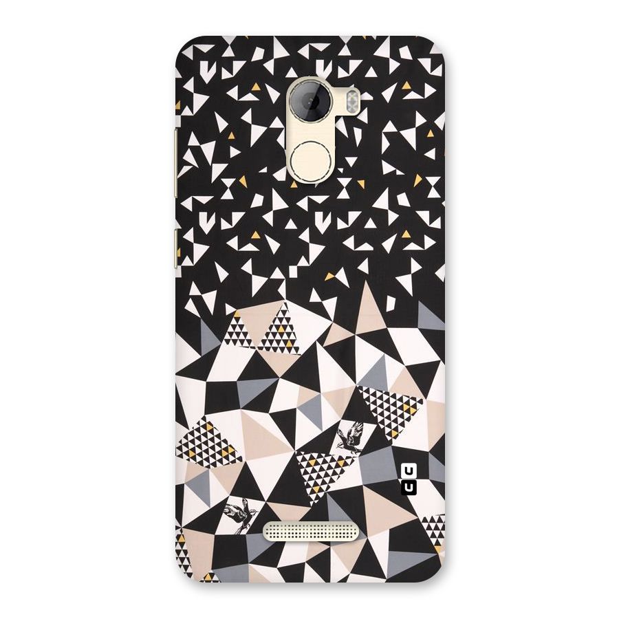 Abstract Varied Triangles Back Case for Gionee A1 LIte