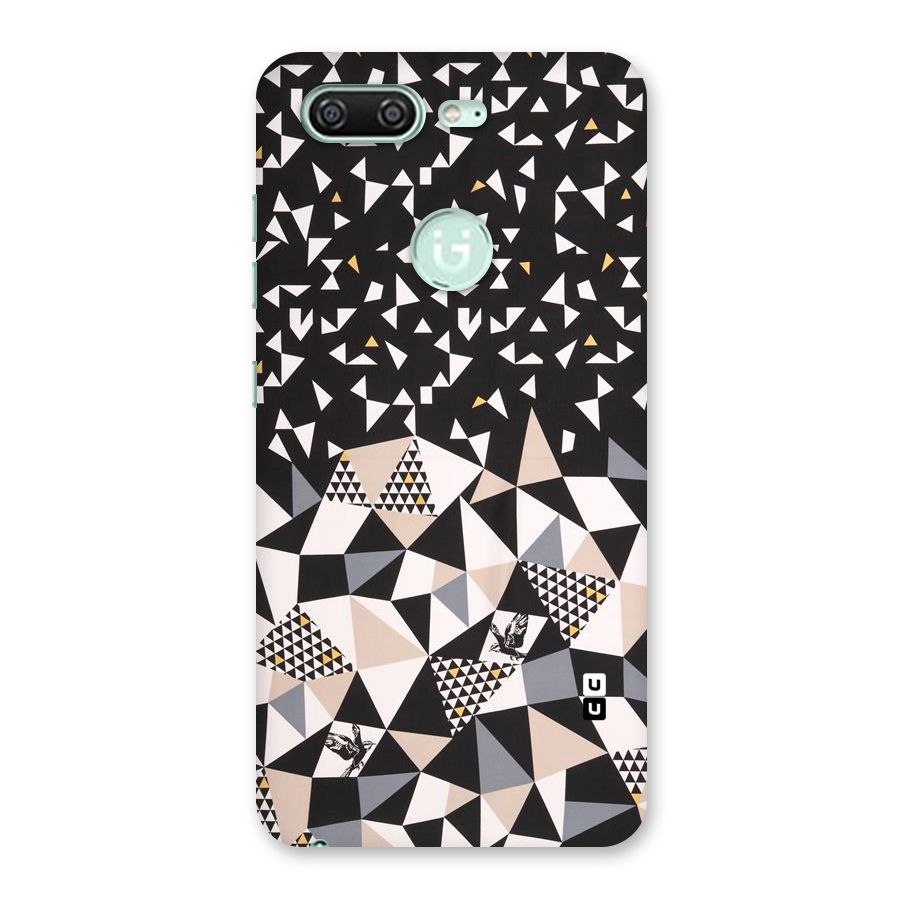 Abstract Varied Triangles Back Case for Gionee S10