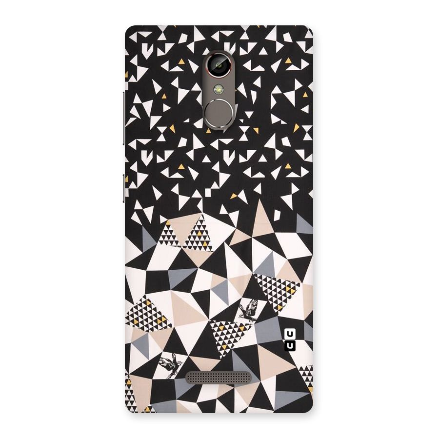 Abstract Varied Triangles Back Case for Gionee S6s
