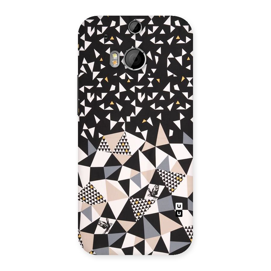 Abstract Varied Triangles Back Case for HTC One M8