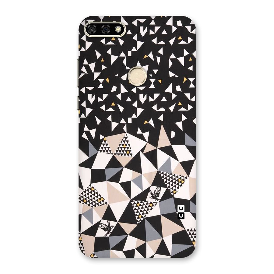 Abstract Varied Triangles Back Case for Honor 7A