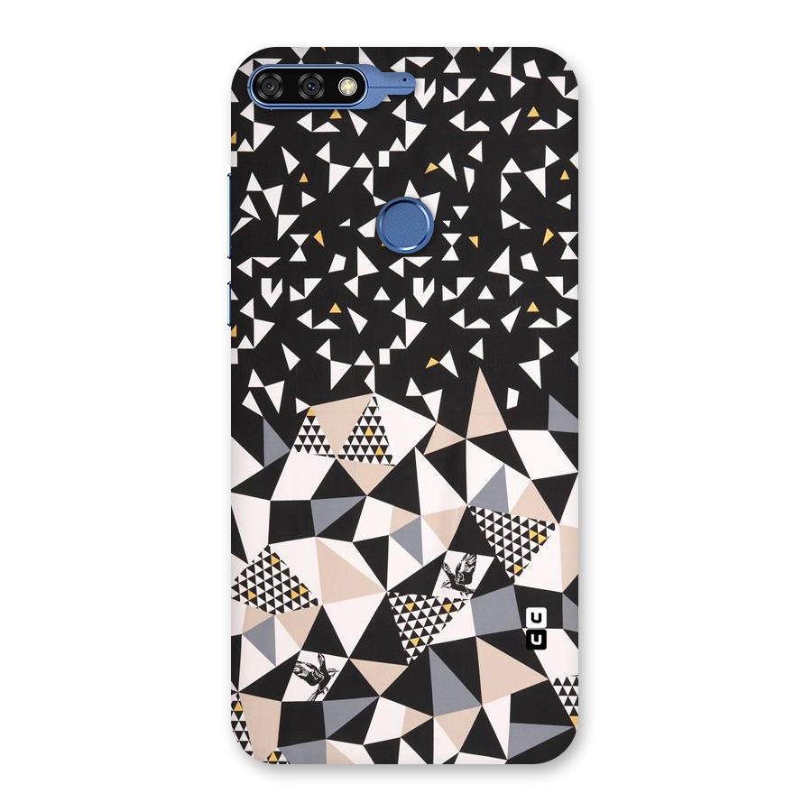 Abstract Varied Triangles Back Case for Honor 7C