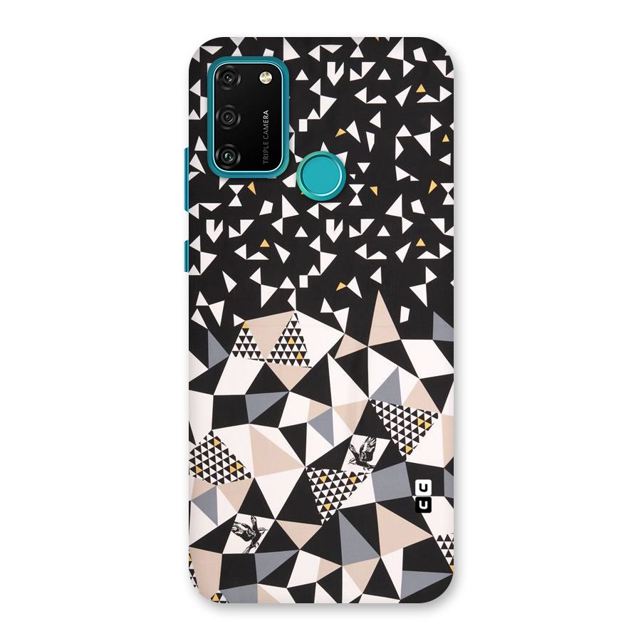 Abstract Varied Triangles Back Case for Honor 9A