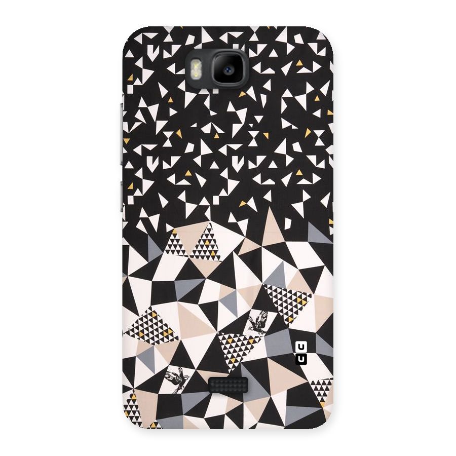 Abstract Varied Triangles Back Case for Honor Bee