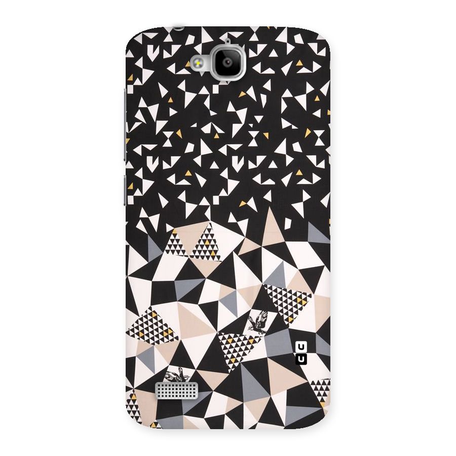 Abstract Varied Triangles Back Case for Honor Holly
