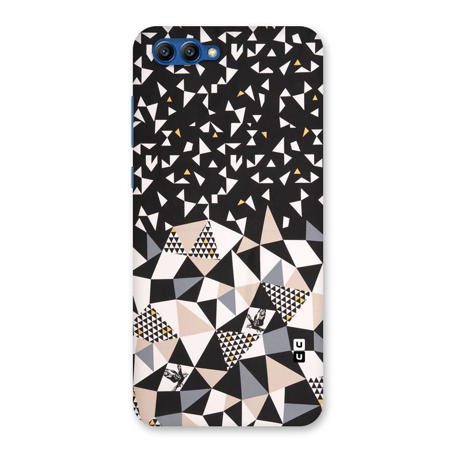 Abstract Varied Triangles Back Case for Honor View 10