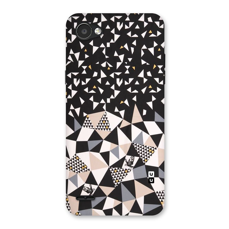 Abstract Varied Triangles Back Case for LG Q6