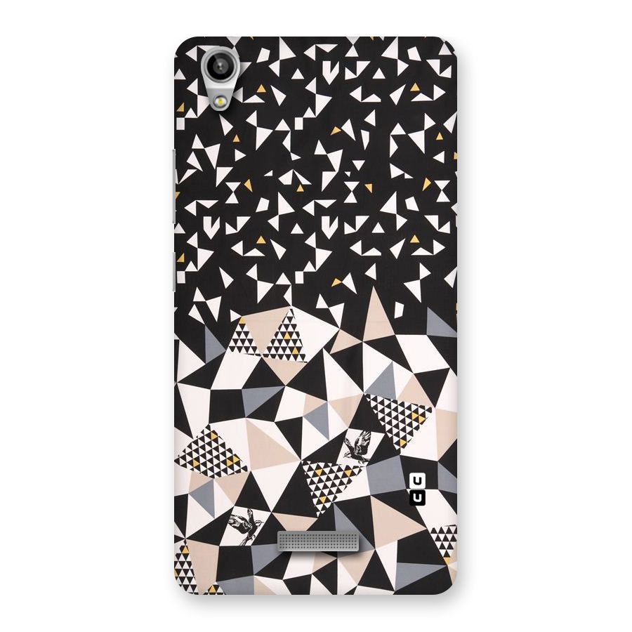 Abstract Varied Triangles Back Case for Lava-Pixel-V1