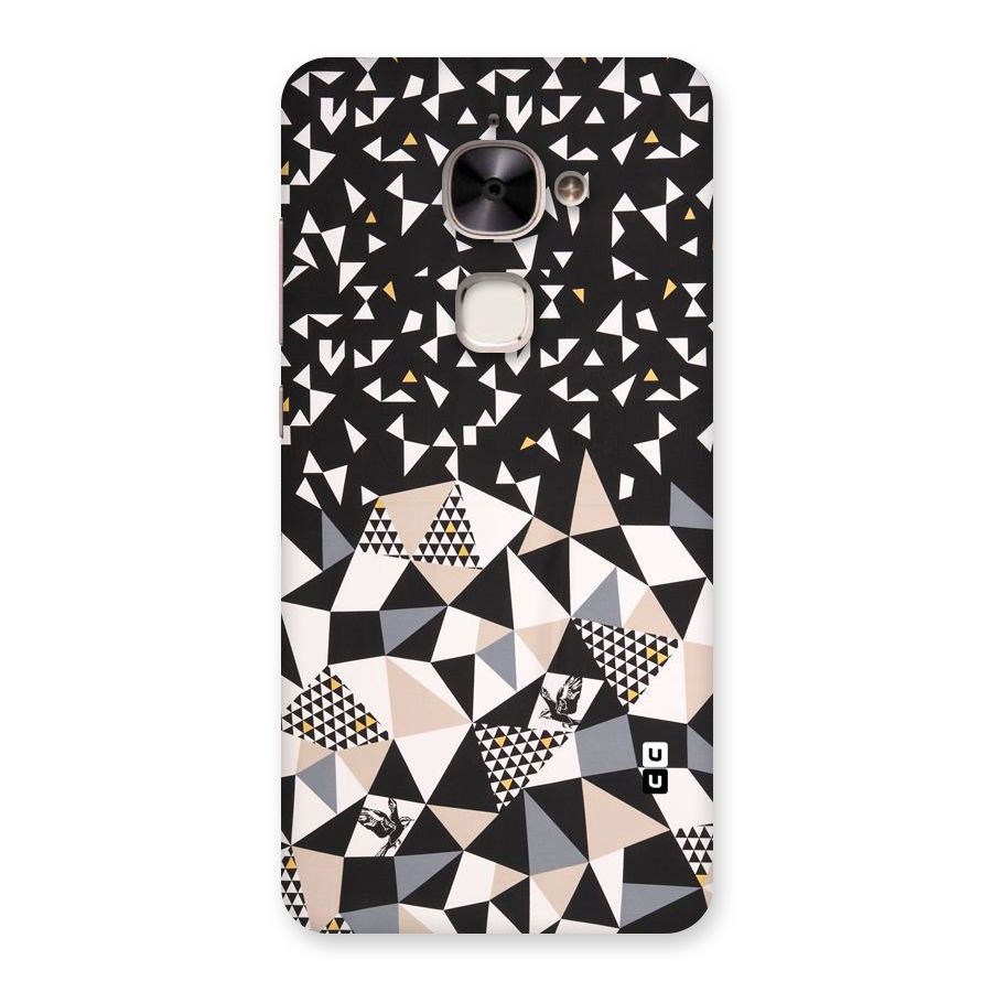 Abstract Varied Triangles Back Case for Le 2