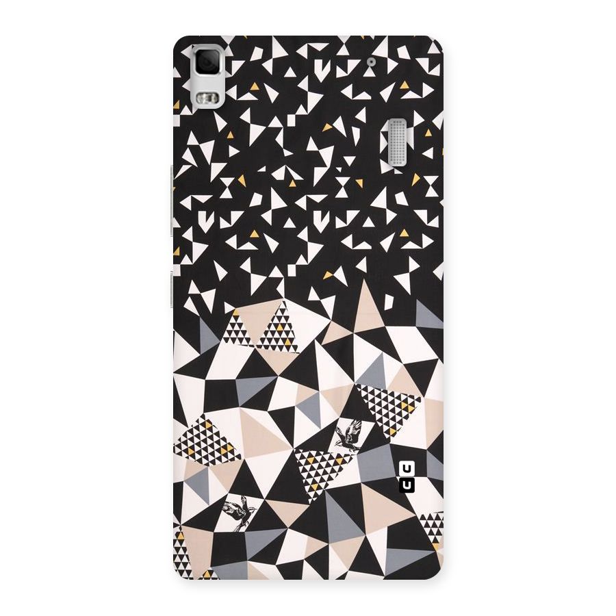 Abstract Varied Triangles Back Case for Lenovo A7000