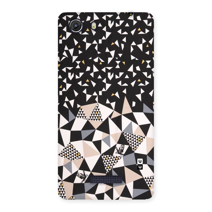 Abstract Varied Triangles Back Case for Micromax Unite 3