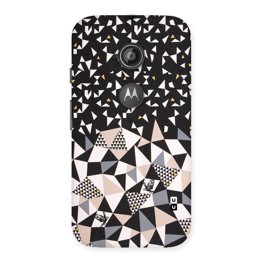 Abstract Varied Triangles Back Case for Moto E 2nd Gen