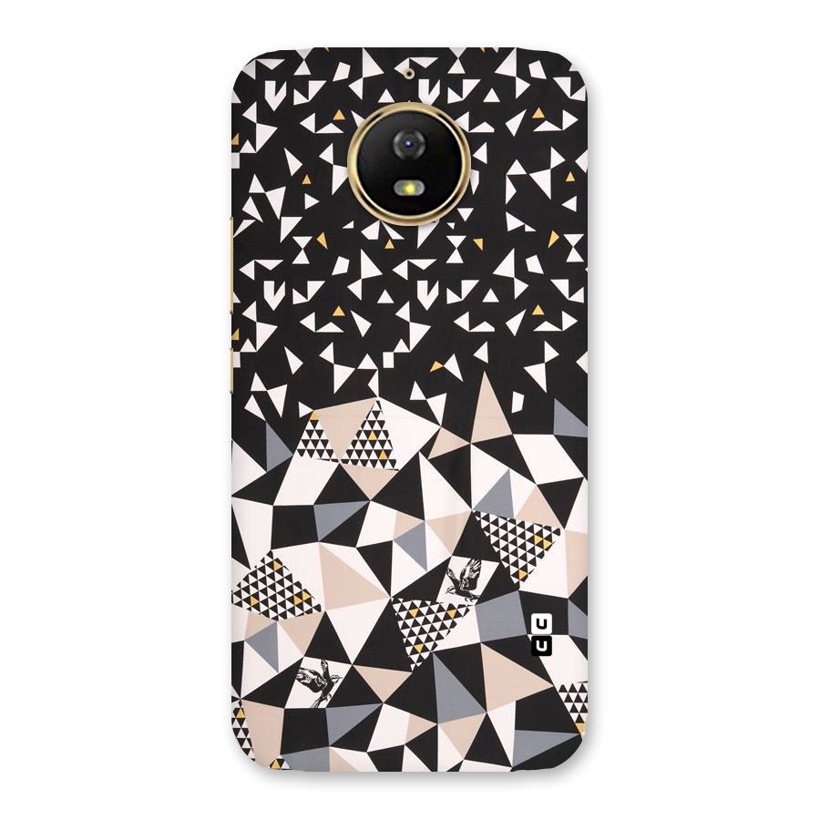 Abstract Varied Triangles Back Case for Moto G5s