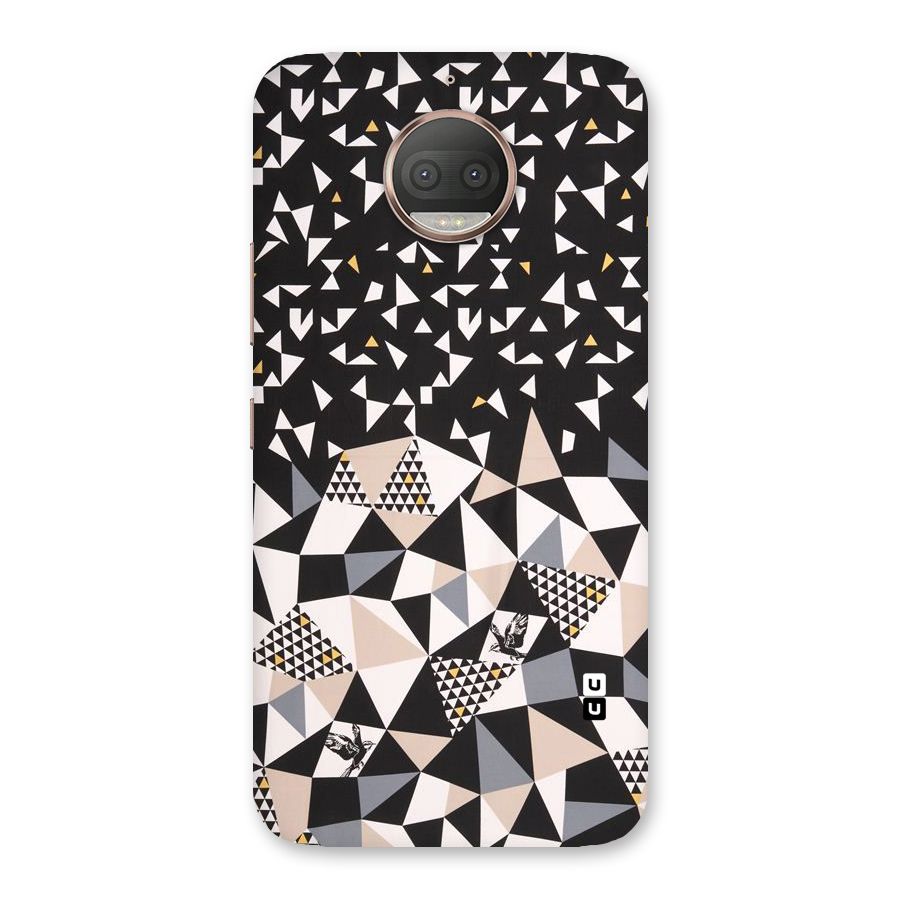 Abstract Varied Triangles Back Case for Moto G5s Plus