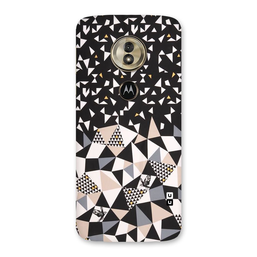 Abstract Varied Triangles Back Case for Moto G6 Play