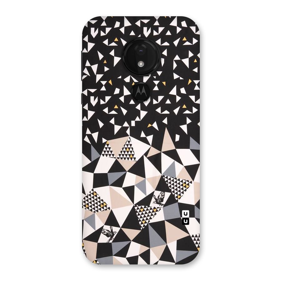 Abstract Varied Triangles Back Case for Moto G7 Power