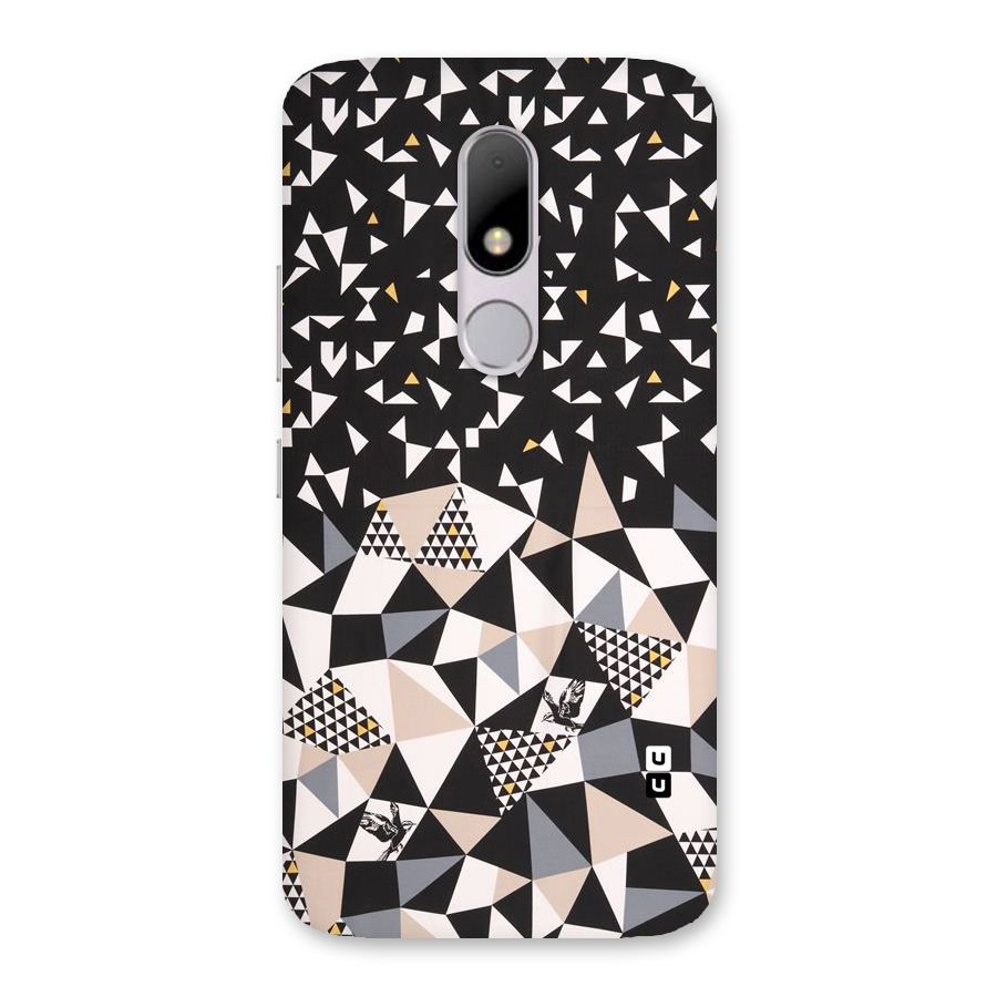 Abstract Varied Triangles Back Case for Moto M