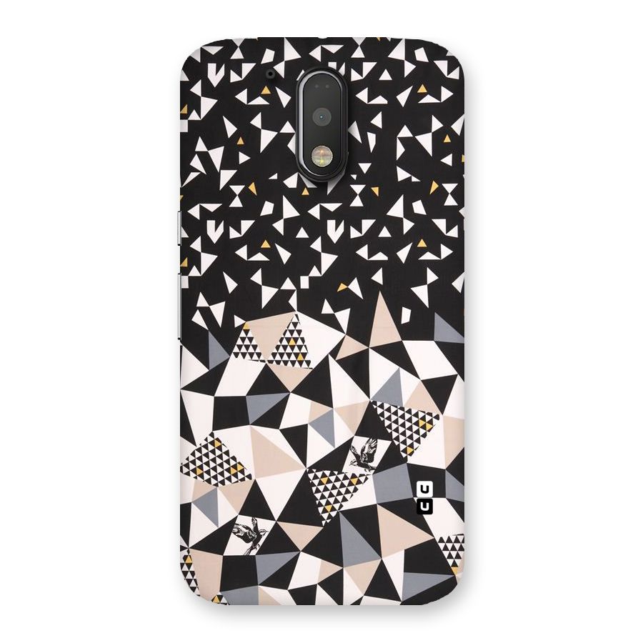 Abstract Varied Triangles Back Case for Motorola Moto G4 Plus